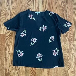Nine Britton Scallop Neckline Blouse